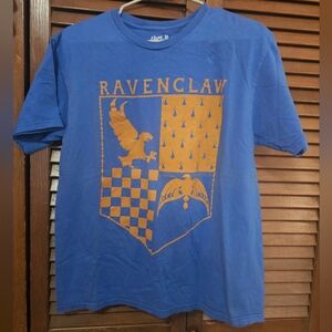Harry Potter Ravenclaw House Crest T-Shirt – Blue – Size M – Excellent Condition